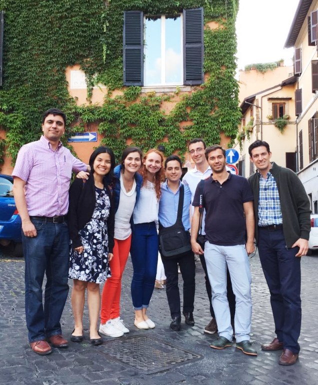 2016-06-05, Raphael Grötsch und Gruppe in Rom